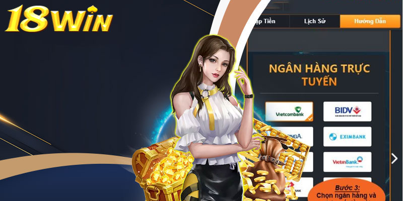 Các phương thức rút tiền phổ biến tại 18win